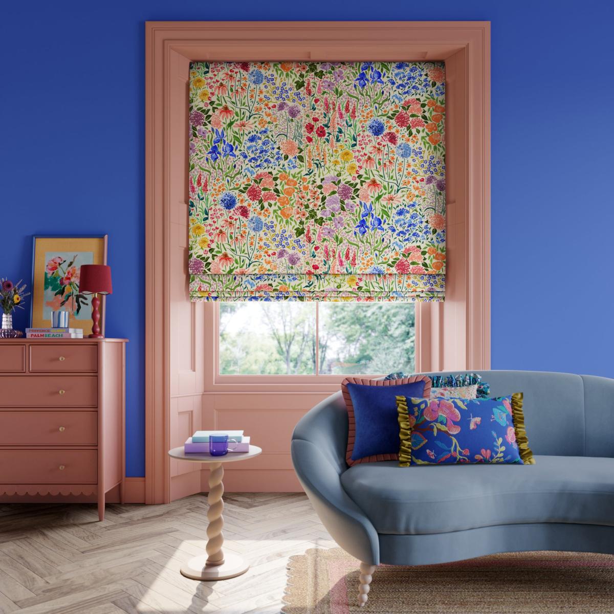 Sophie Robinson Sunshine Flowers Made to Measure Roman Blind – image 2