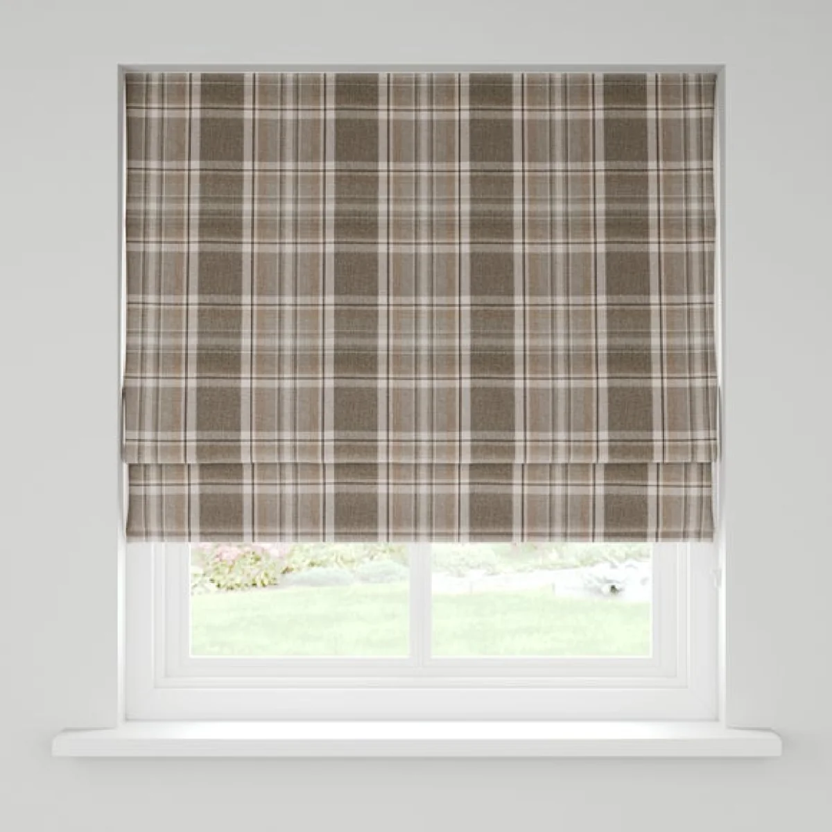 Belhaven Check Roman Blind – image 2