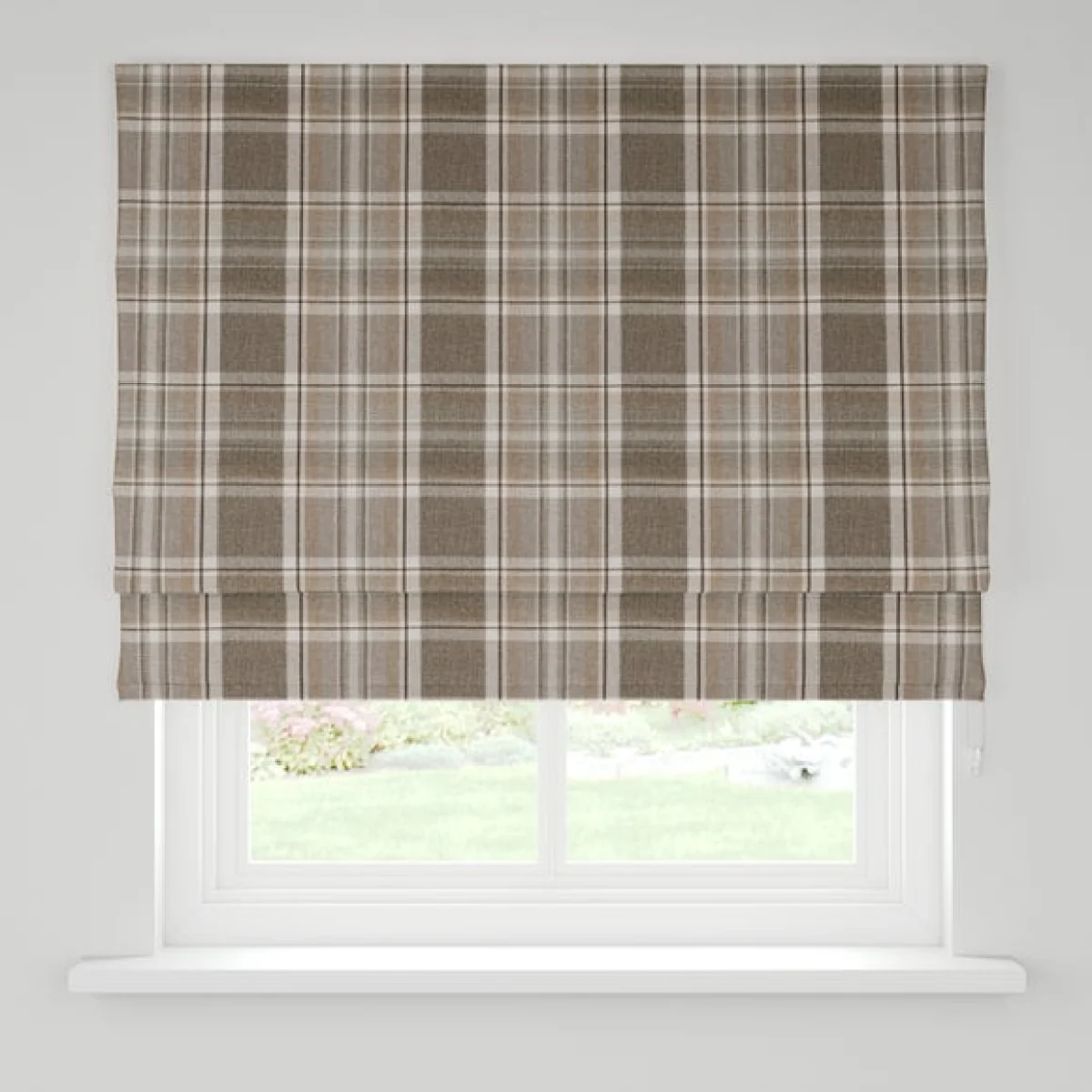 Belhaven Check Roman Blind – image 3