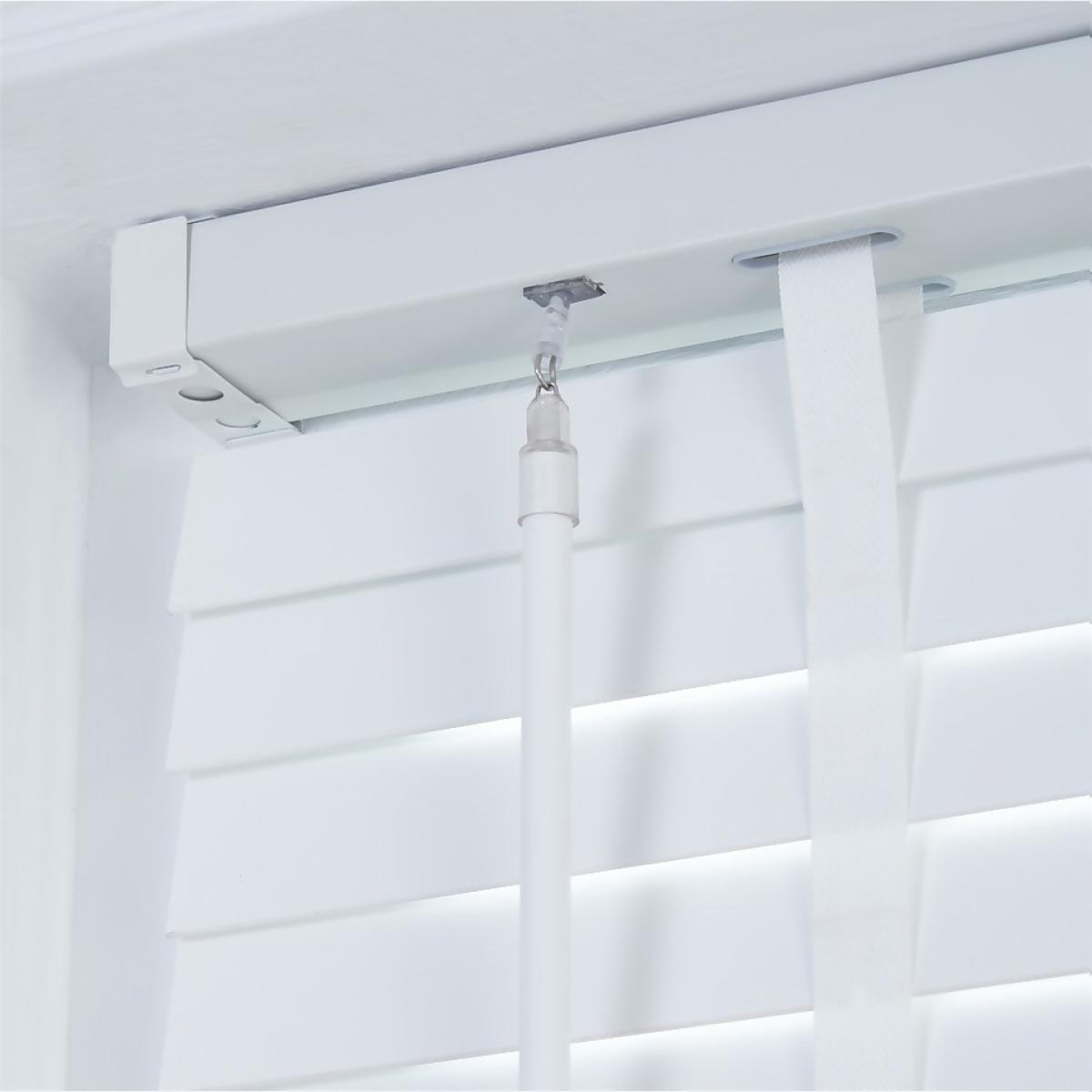 50mm Wood Venetian Blind - White - 80x130cm – image 4