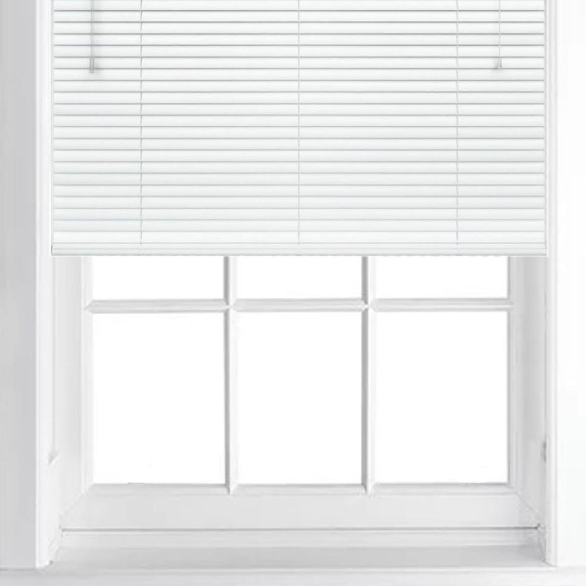 White 25mm PVC Venetian Blind - 60x152cm – image 2