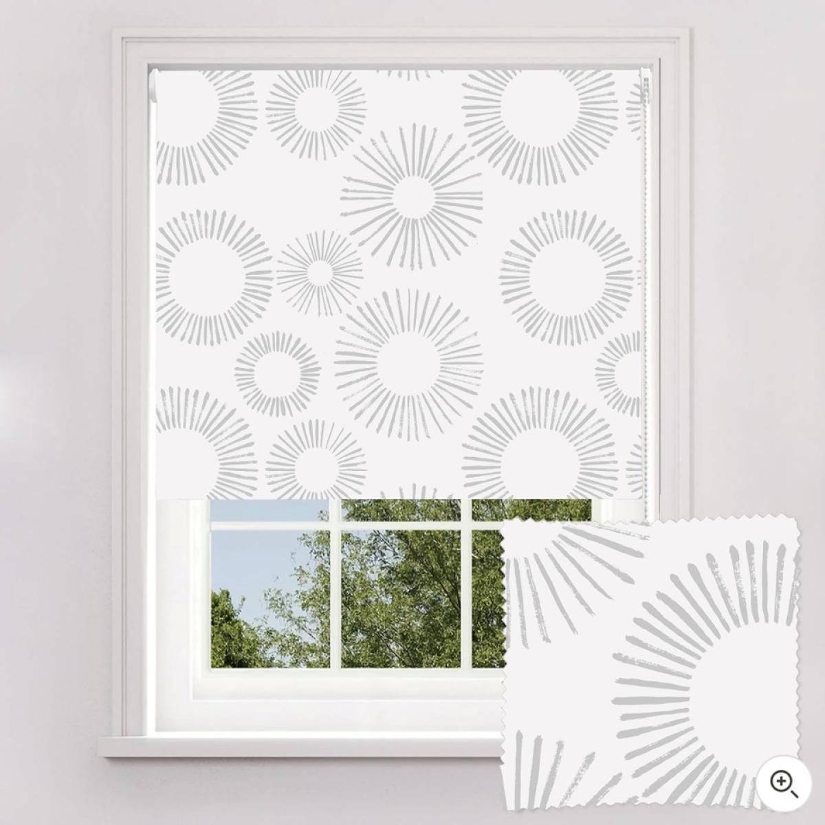Lister Cartwright Monochrome Linear Circles Blackout Blind - 90cm – image 2