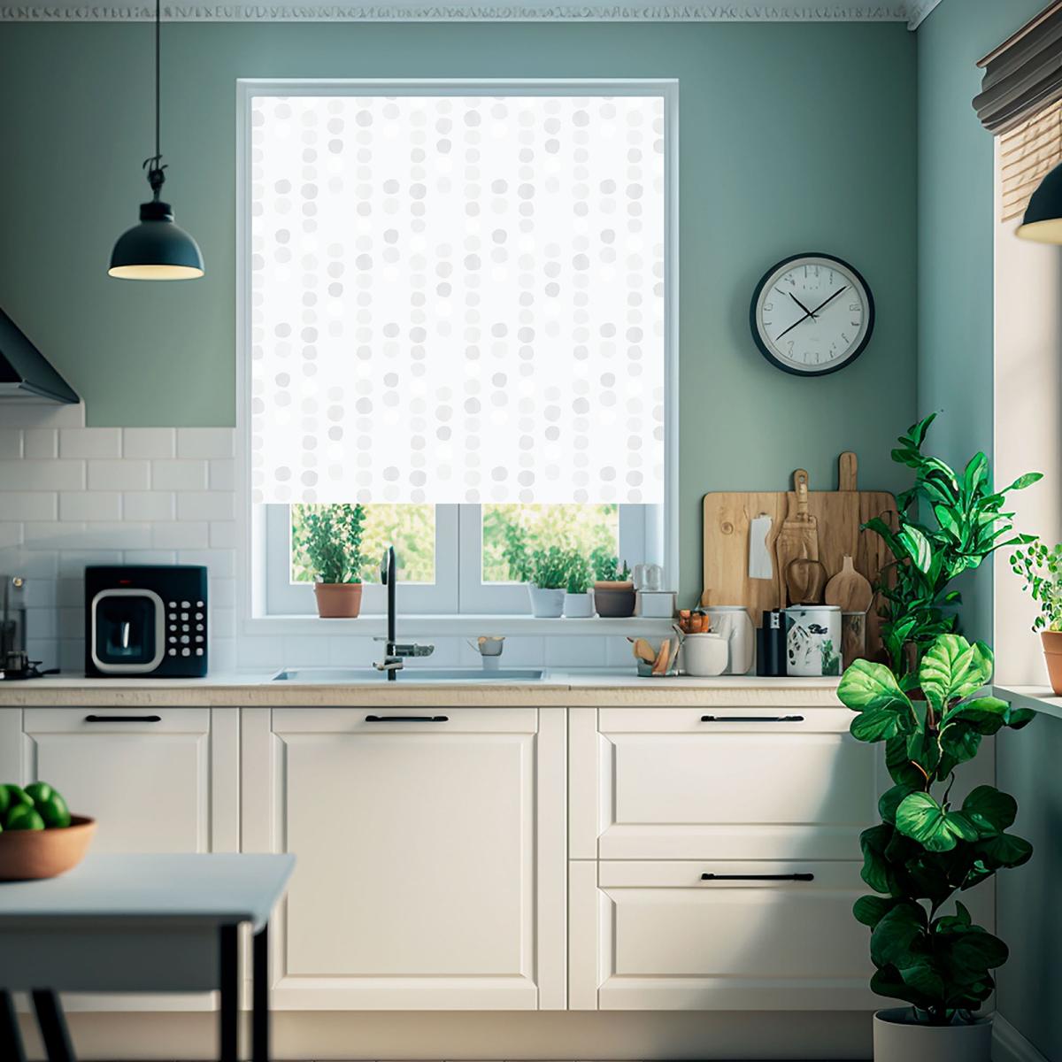 Lister Cartwright White Irregular Spots Blackout Blind - 150cm – image 1