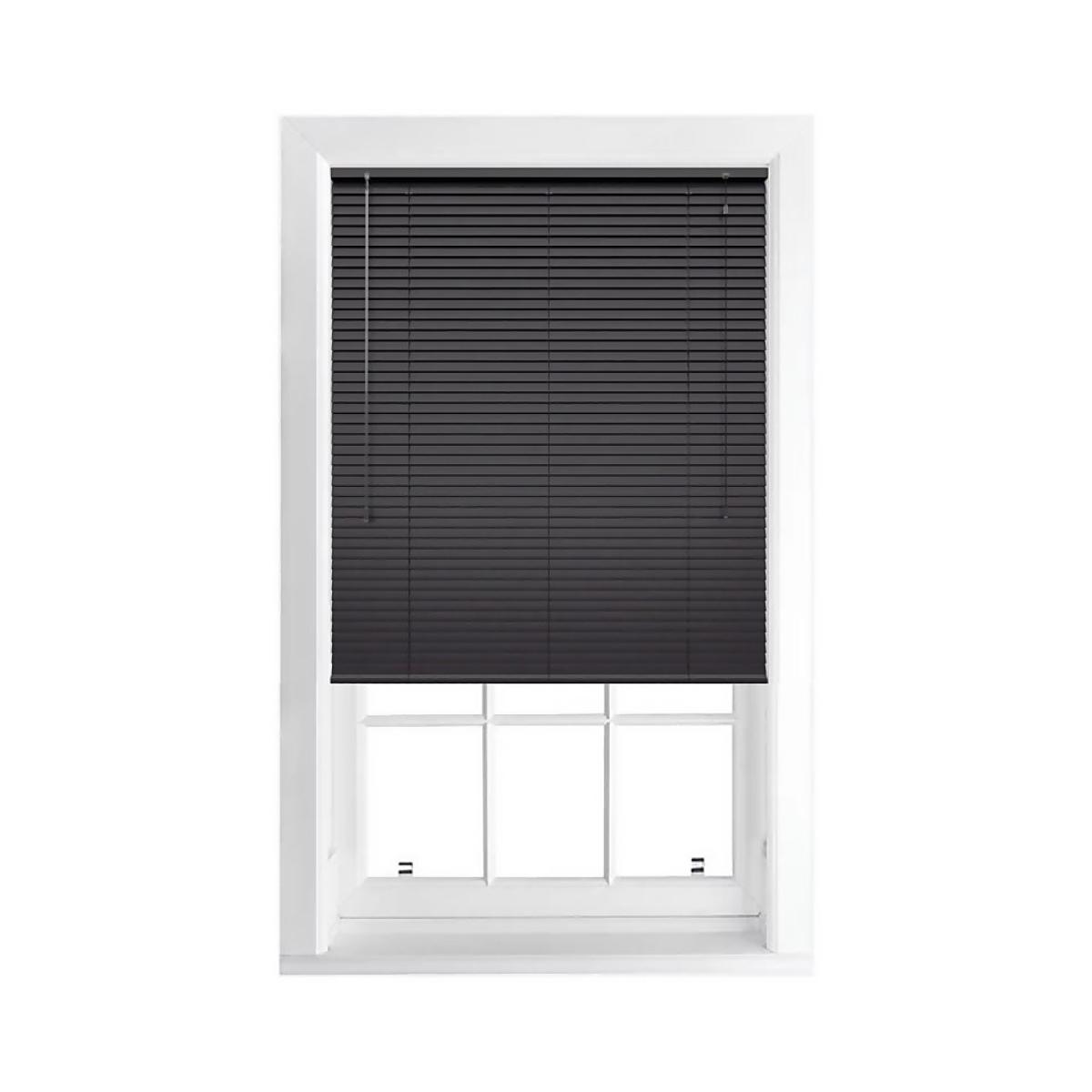 Black 25mm Aluminium Venetian Blind - 180x152cm – image 2