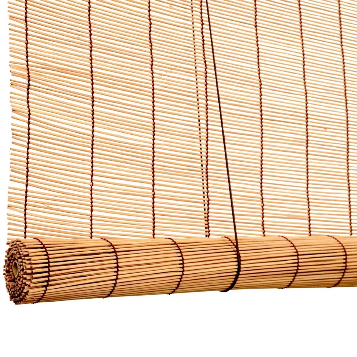 Brown Bamboo Roller Blind - 120cm – image 3