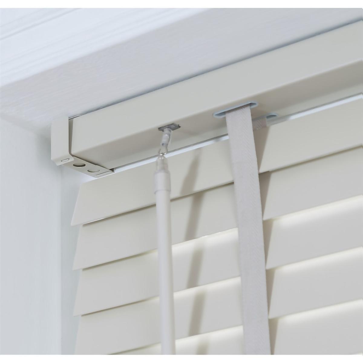 50mm Wood Venetian Blind - Grey - 100x160cm – image 4