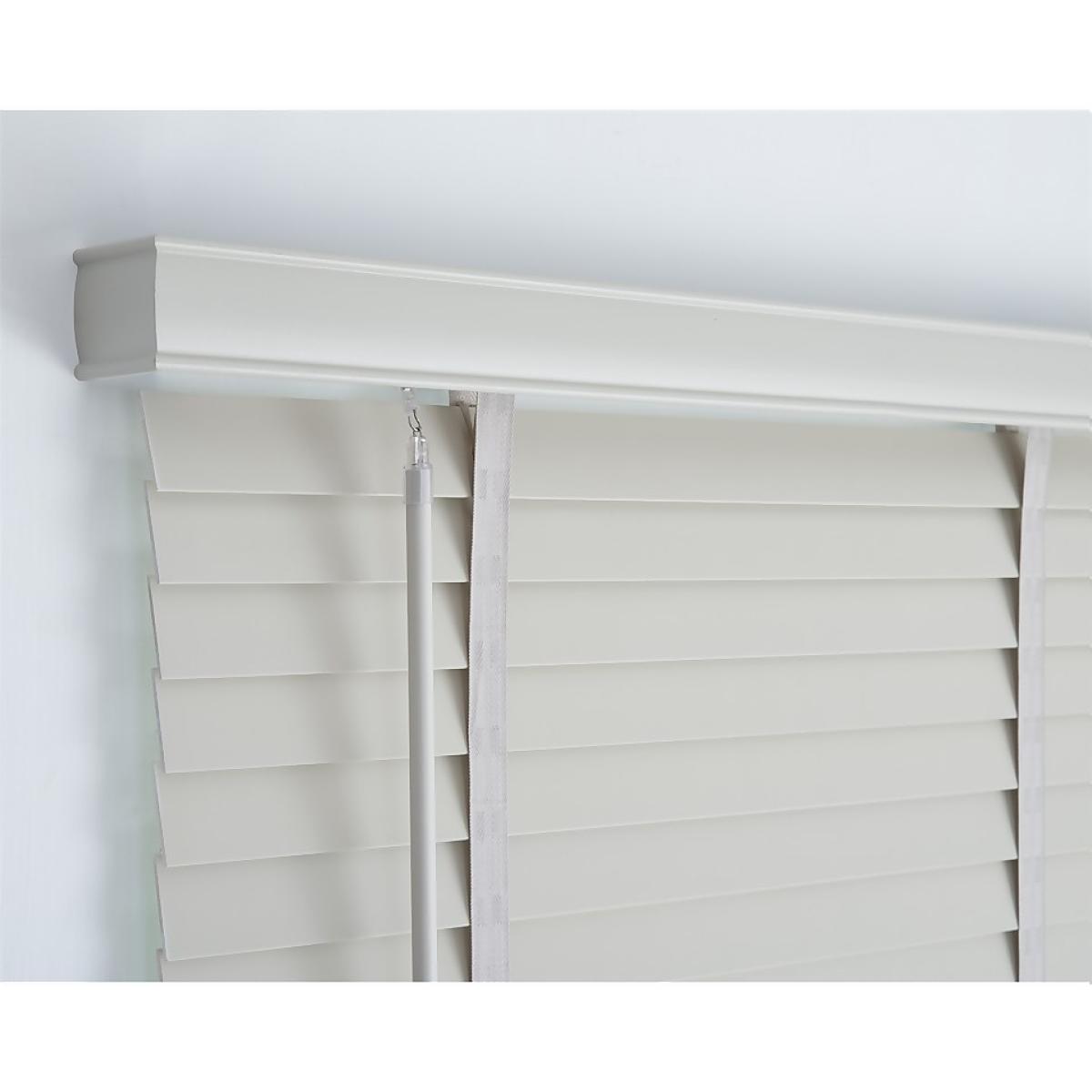 50mm Wood Venetian Blind - Grey - 100x160cm – image 5