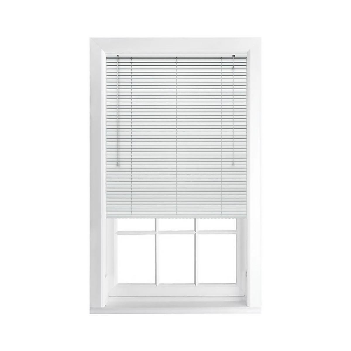 White 25mm Aluminium Venetian Blind - 60x152cm – image 2