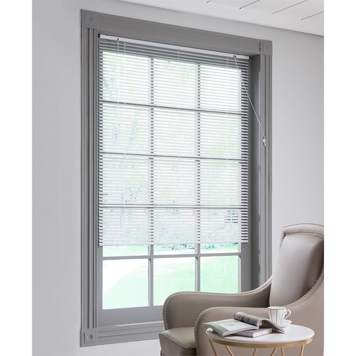 Aluminium Venetian Blind - White - 150x160cm – image 2