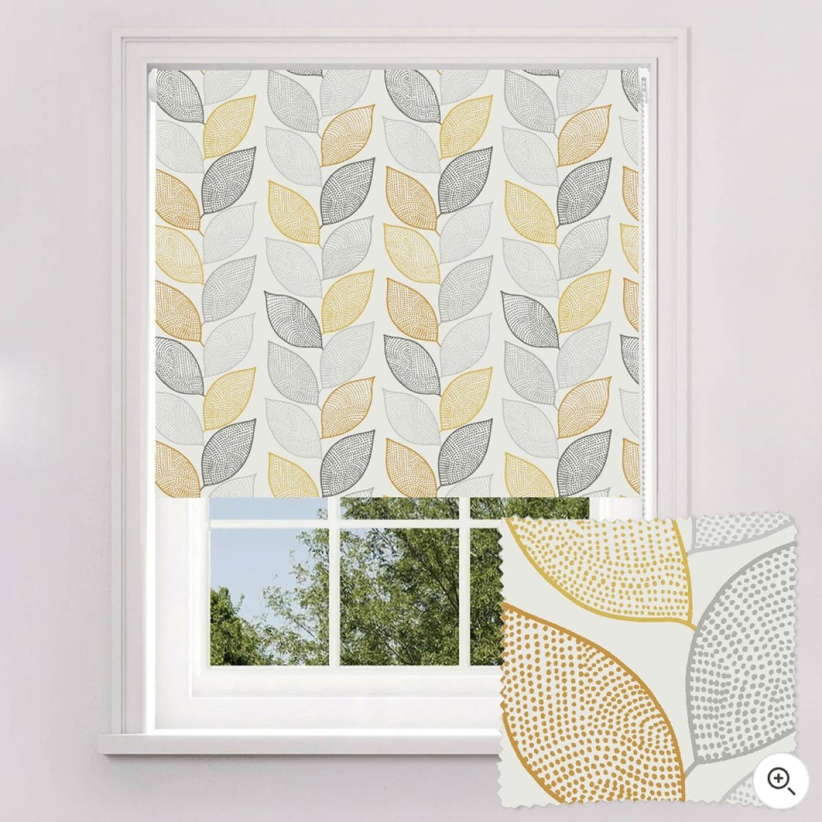 Lister Cartwright Spotted Vertical Leaf Blackout Blind - 90cm – image 2