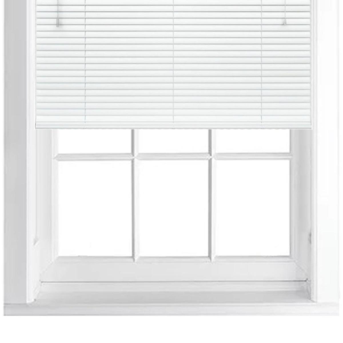 White 25mm PVC Venetian Blind - 180x152cm – image 2