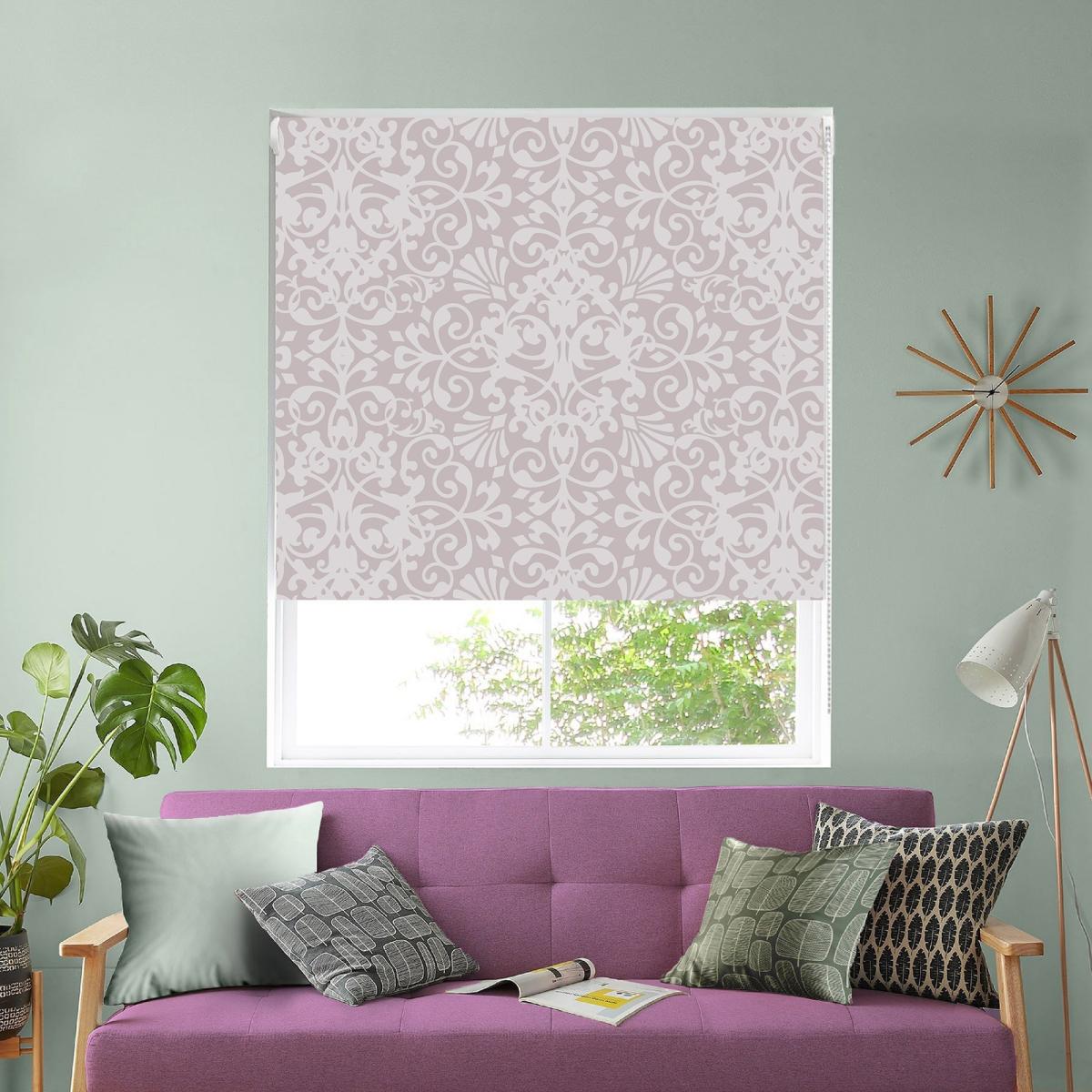Lister Cartwright Dusk Pink Baroque Blackout Blind - 150cm – image 1