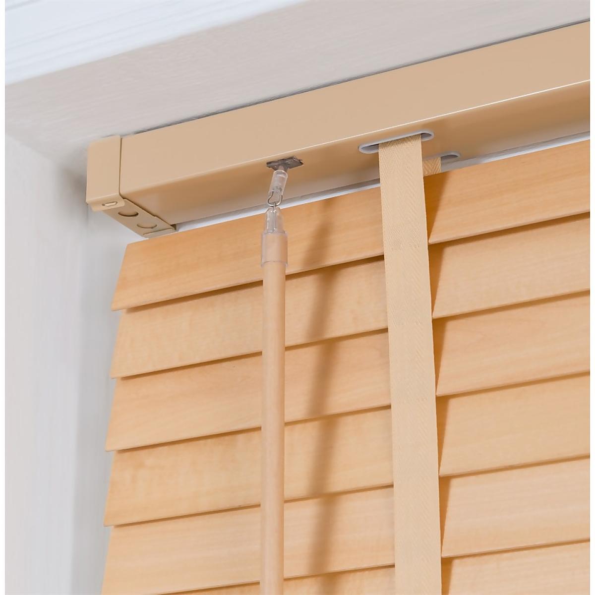 50mm Wood Venetian Blind - Natural - 60x130cm – image 4