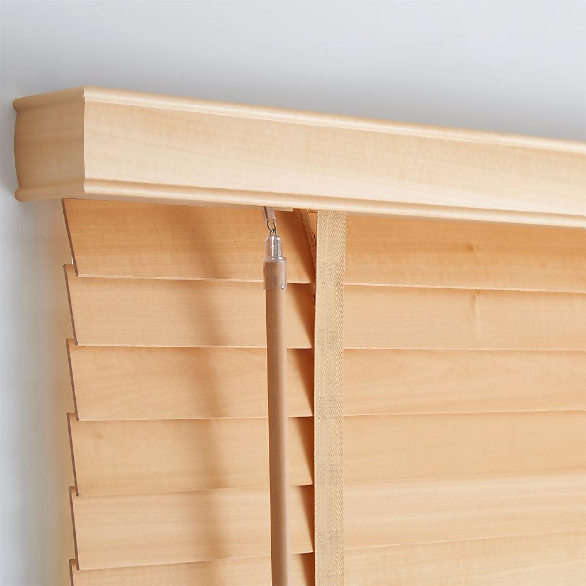 50mm Wood Venetian Blind - Natural - 180x160cm – image 5