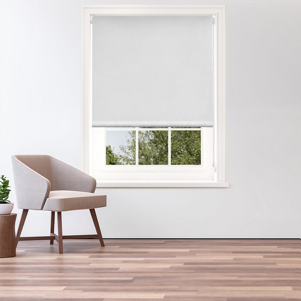 White Blackout Roller Blind - 60cm – image 2