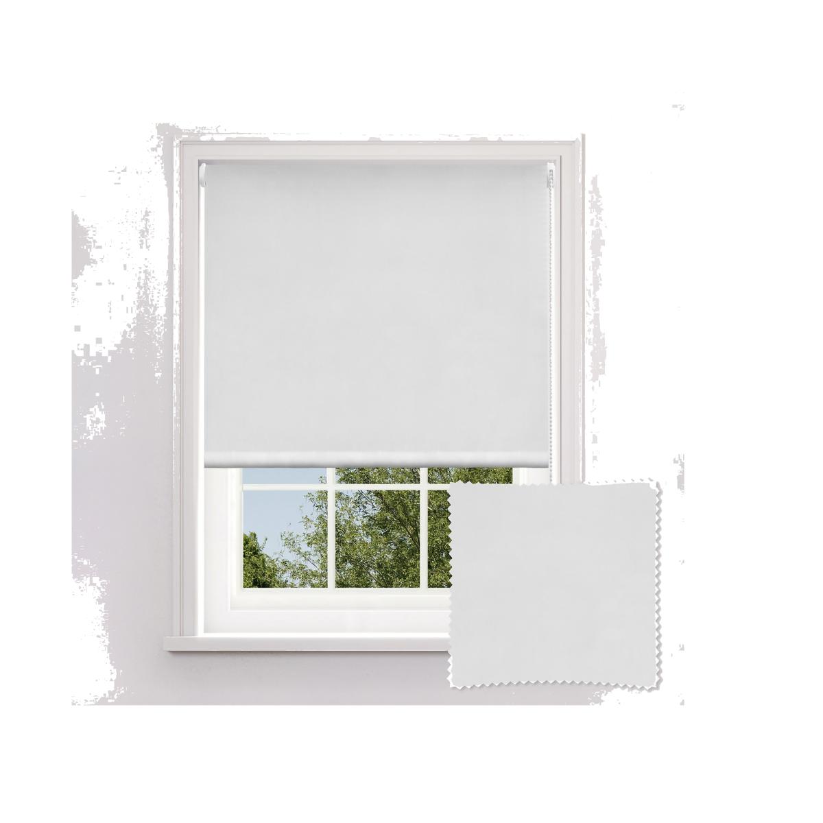White Blackout Roller Blind - 60cm – image 1