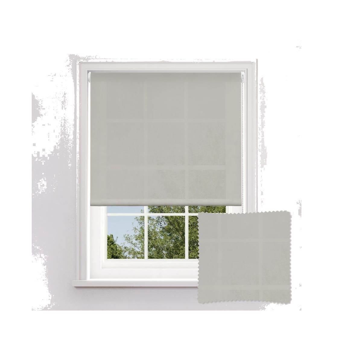 Grey Daylight Roller Blind - 90cm – image 1