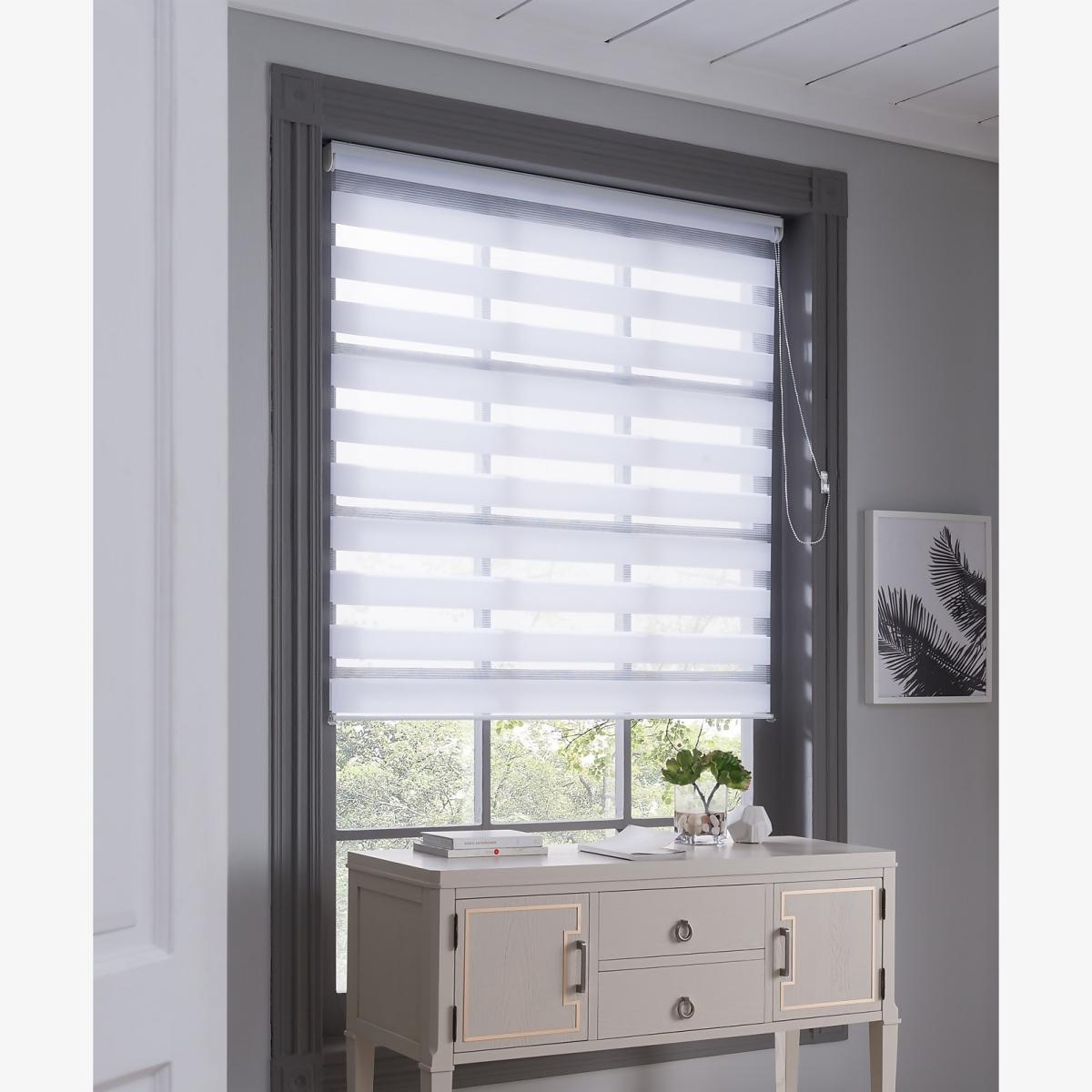 Night & Day Roller Blind - White - 100x160cm – image 1