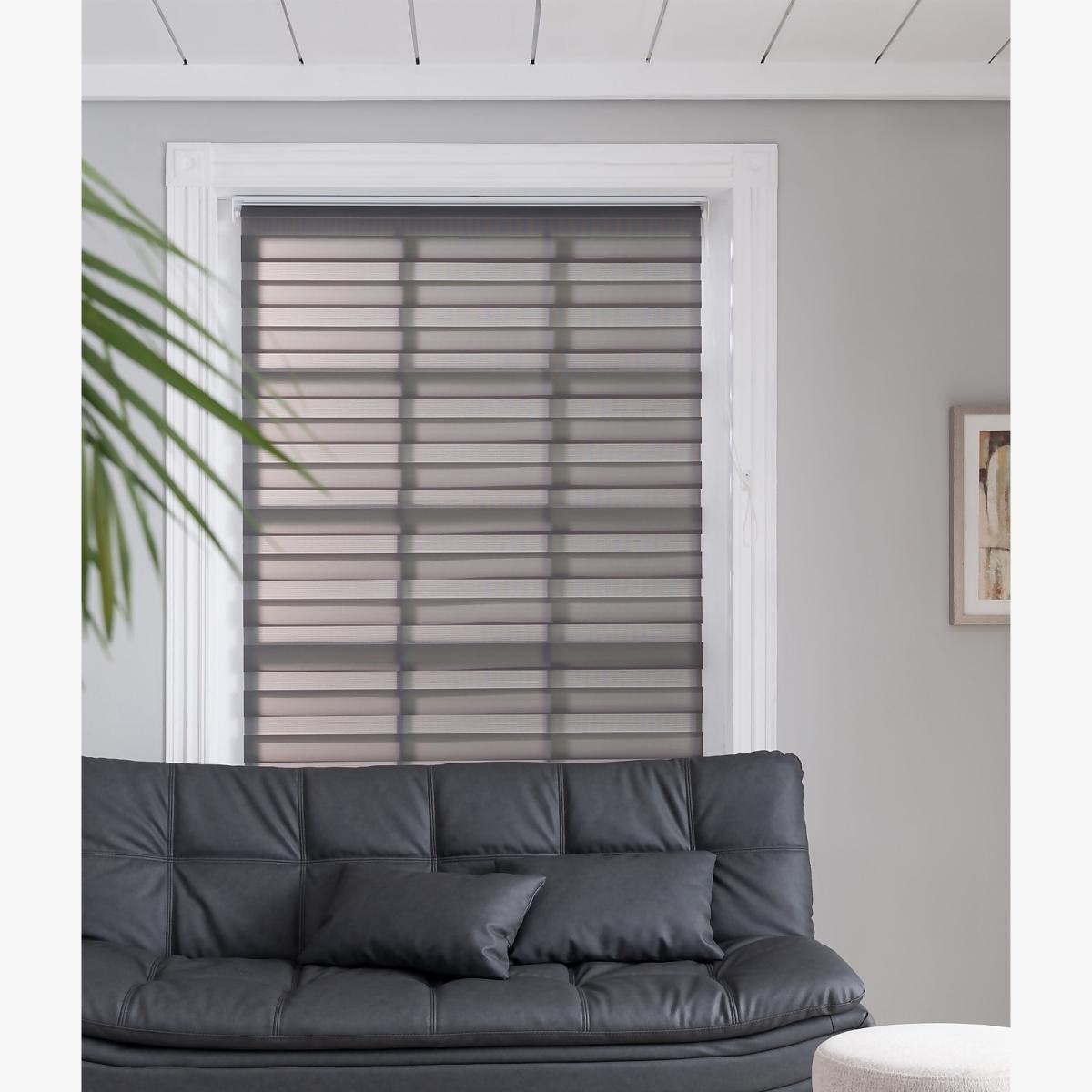 Night & Day Roller Blind - Dove Grey - 60x160cm – image 1