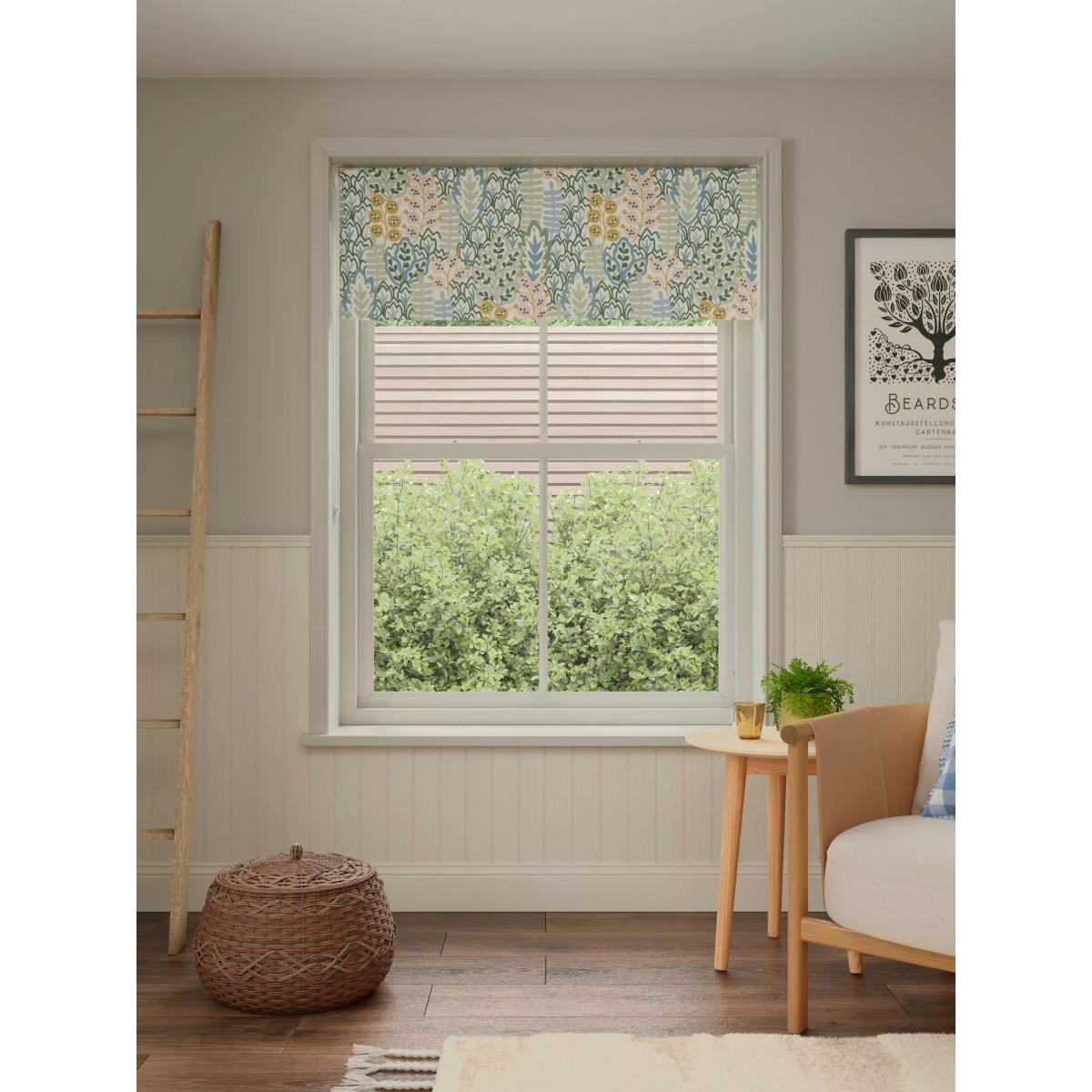 John Lewis Alva Blackout/Thermal Roller Blind, Soft Teal – image 3