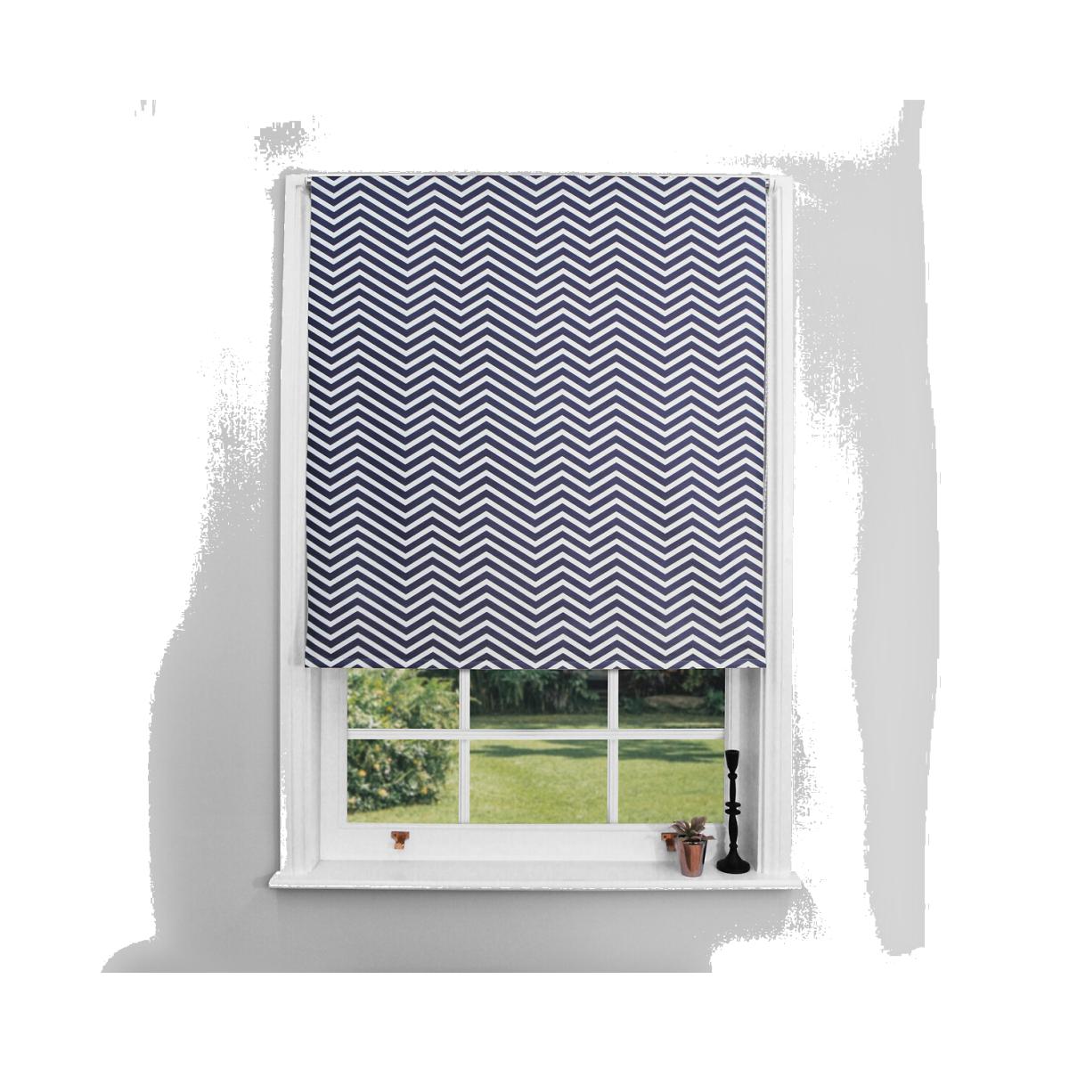 150x140cm Chevron Blackout Blind – image 1