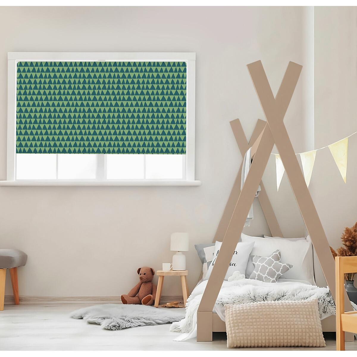 120x140cm Triangles Blackout Roller Blind Made to Order – image 4
