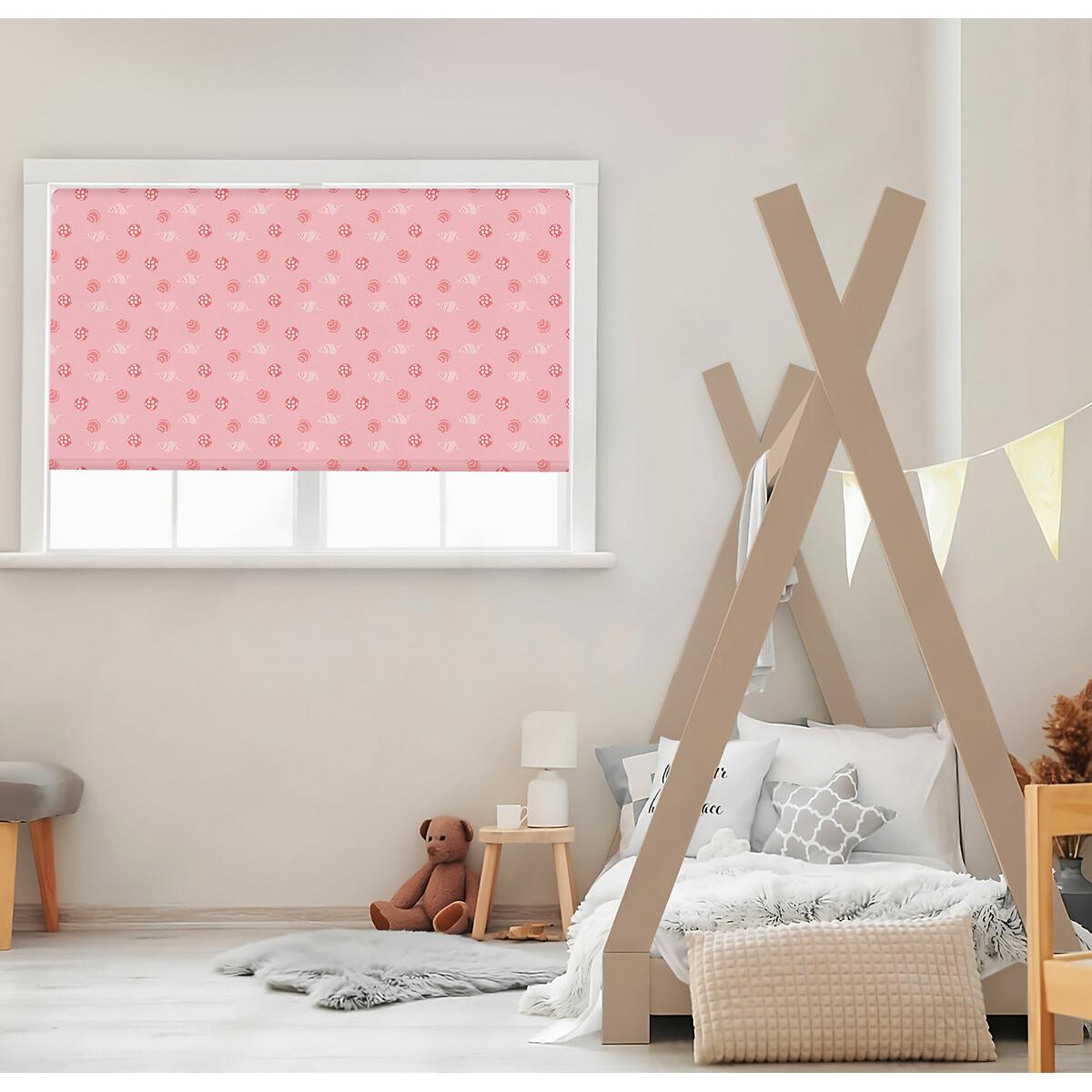 120x140cm Seashell Blackout Roller Blind Made to Order – image 4