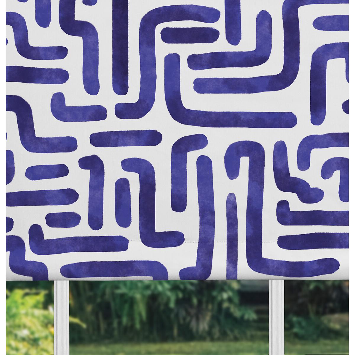 120x140cm Abstract Grid Blackout Roller Blind Made to Order – image 2