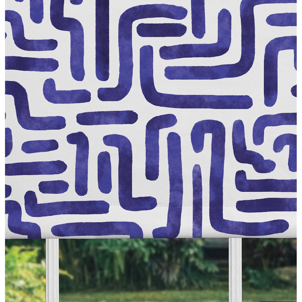 120x140cm Abstract Grid Blackout Roller Blind Made to Order – image 1