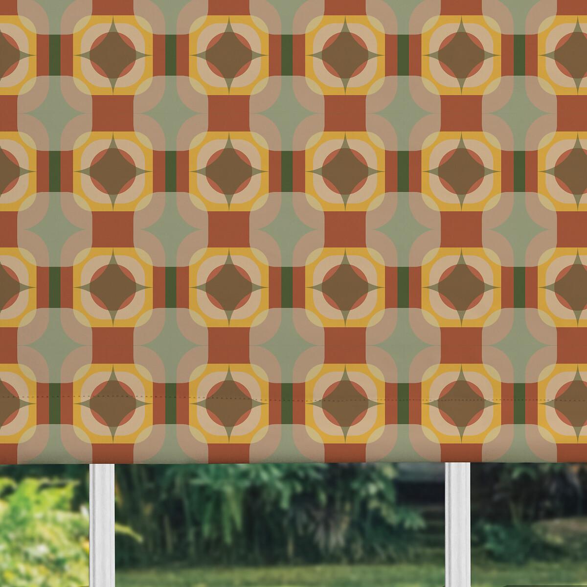 120x140cm Retro Geo Blackout Blind – image 2