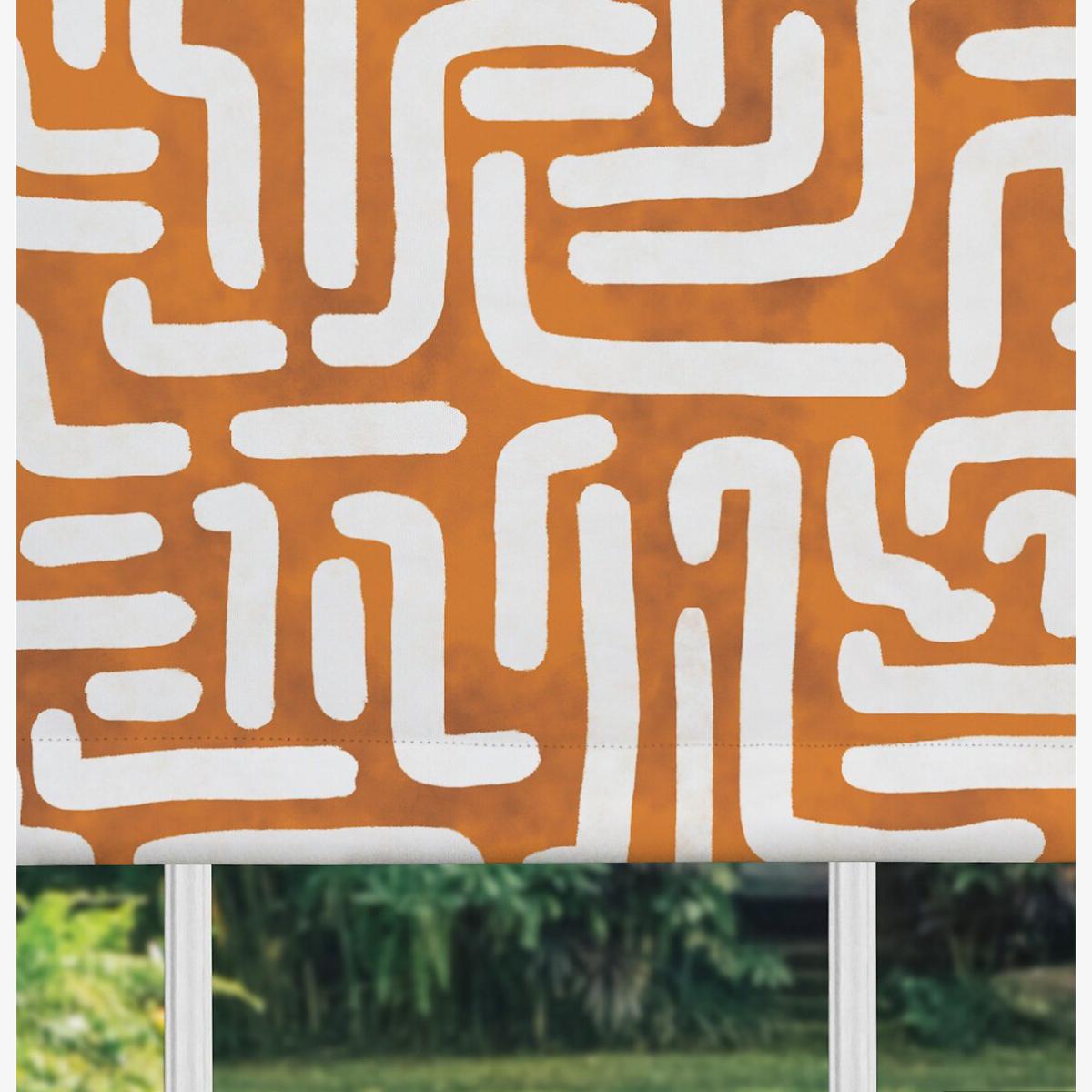 150x140cm Abstract Grid Blackout Roller Blind Made to Order – image 1