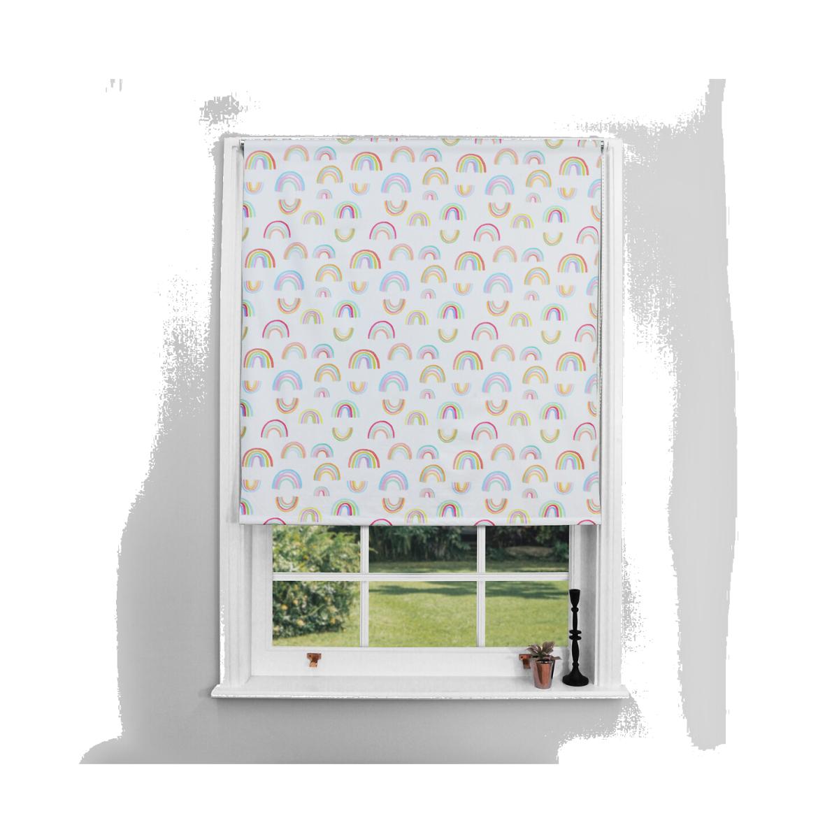 140x150cm Rainbow Blackout Blind Made to Order – image 1