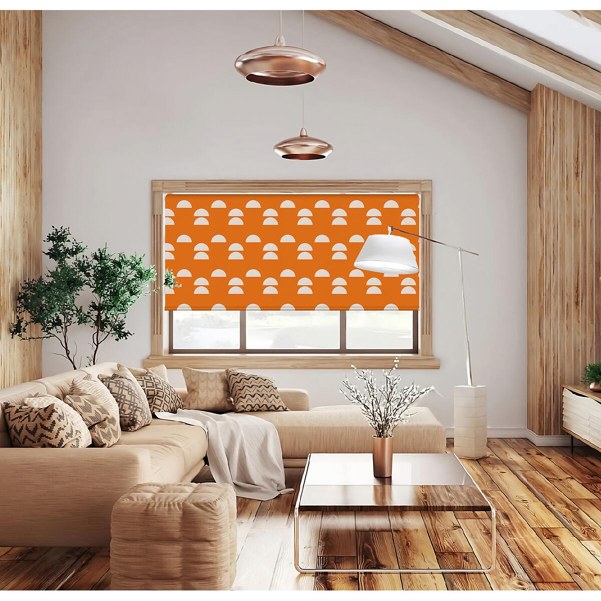 150x140cm Semi Circle Blackout Roller Blind Made to Order – image 4