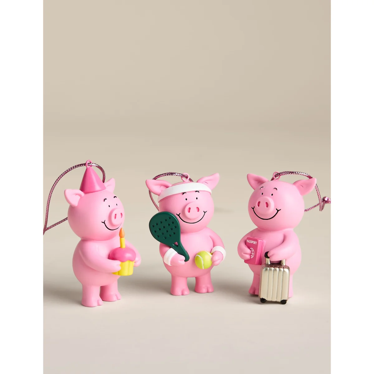M&S Percy Pig™ Blind Box Hanging Decoration Pink Mix – image 7