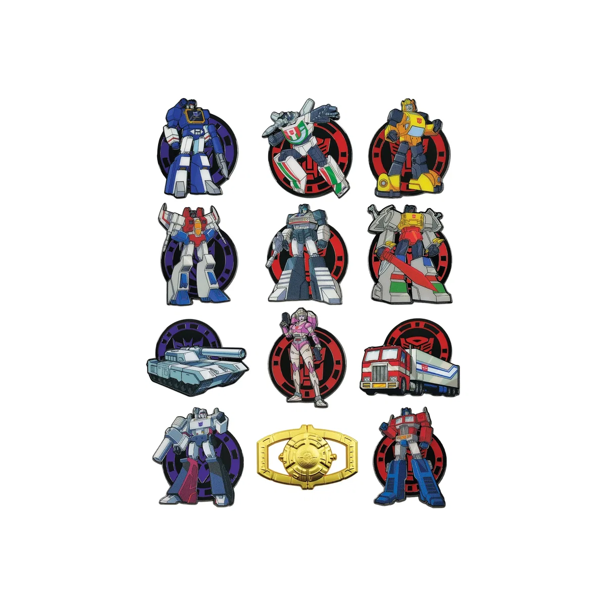 Transformers Mystery Pin Badge CDU Containing 12 Blind Boxes - Multi – image 1
