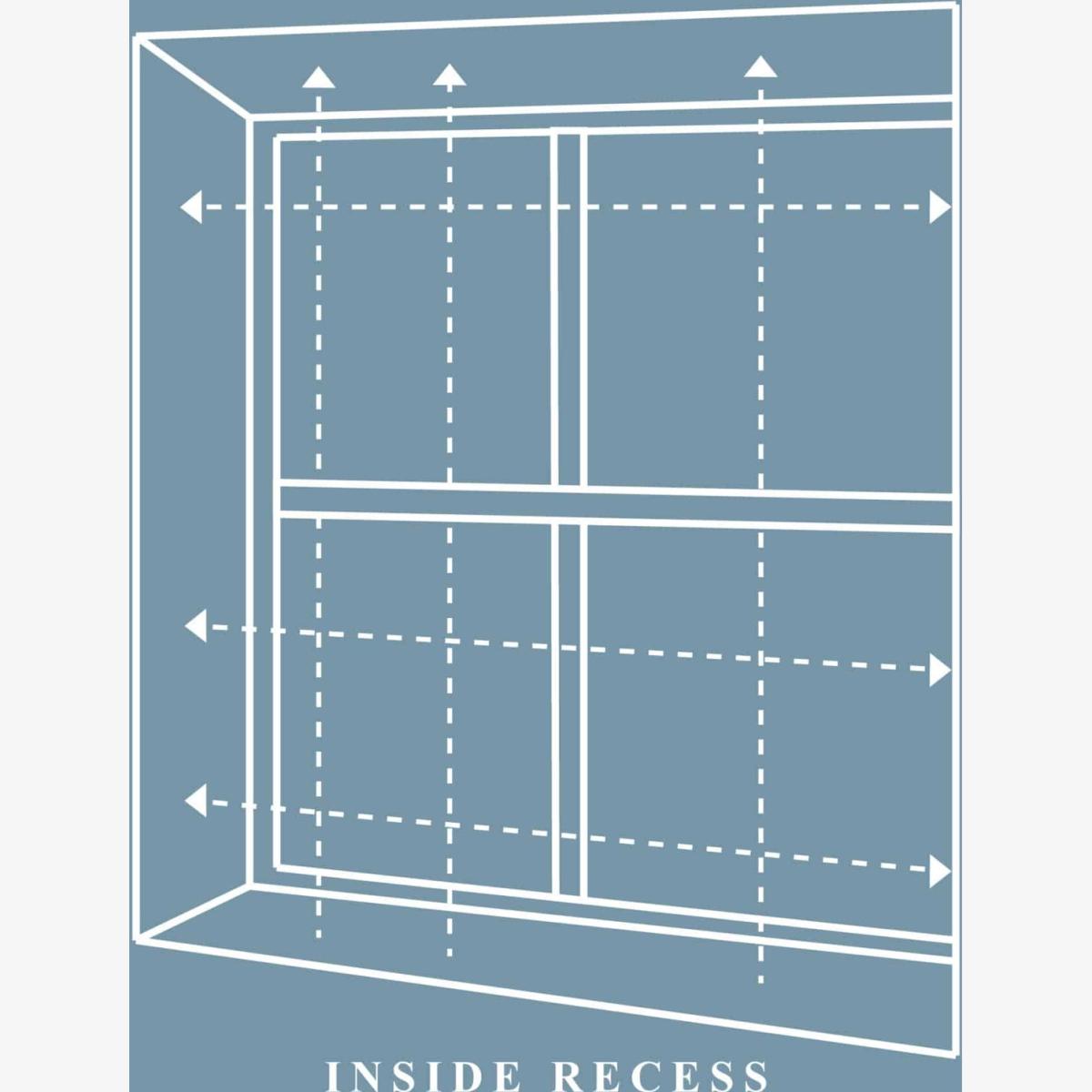 Made To Measure Blackout Roller Blind - Electric Blue / 20 - 160 cm / 61 - 90 cm