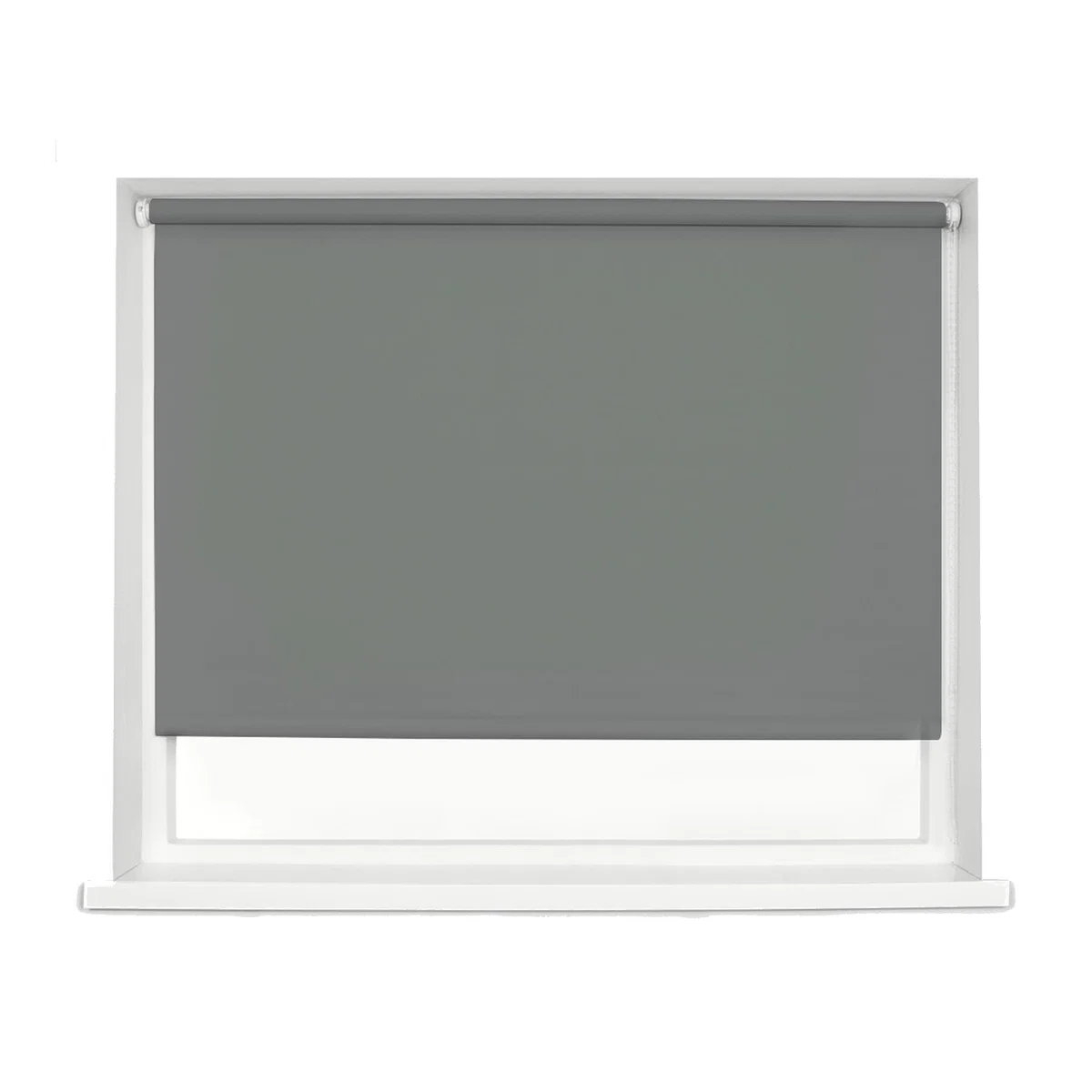 Made To Measure Blackout Roller Blind - Dark Grey / 20 - 160 cm / 240cm Max / 211 - 240 cm
