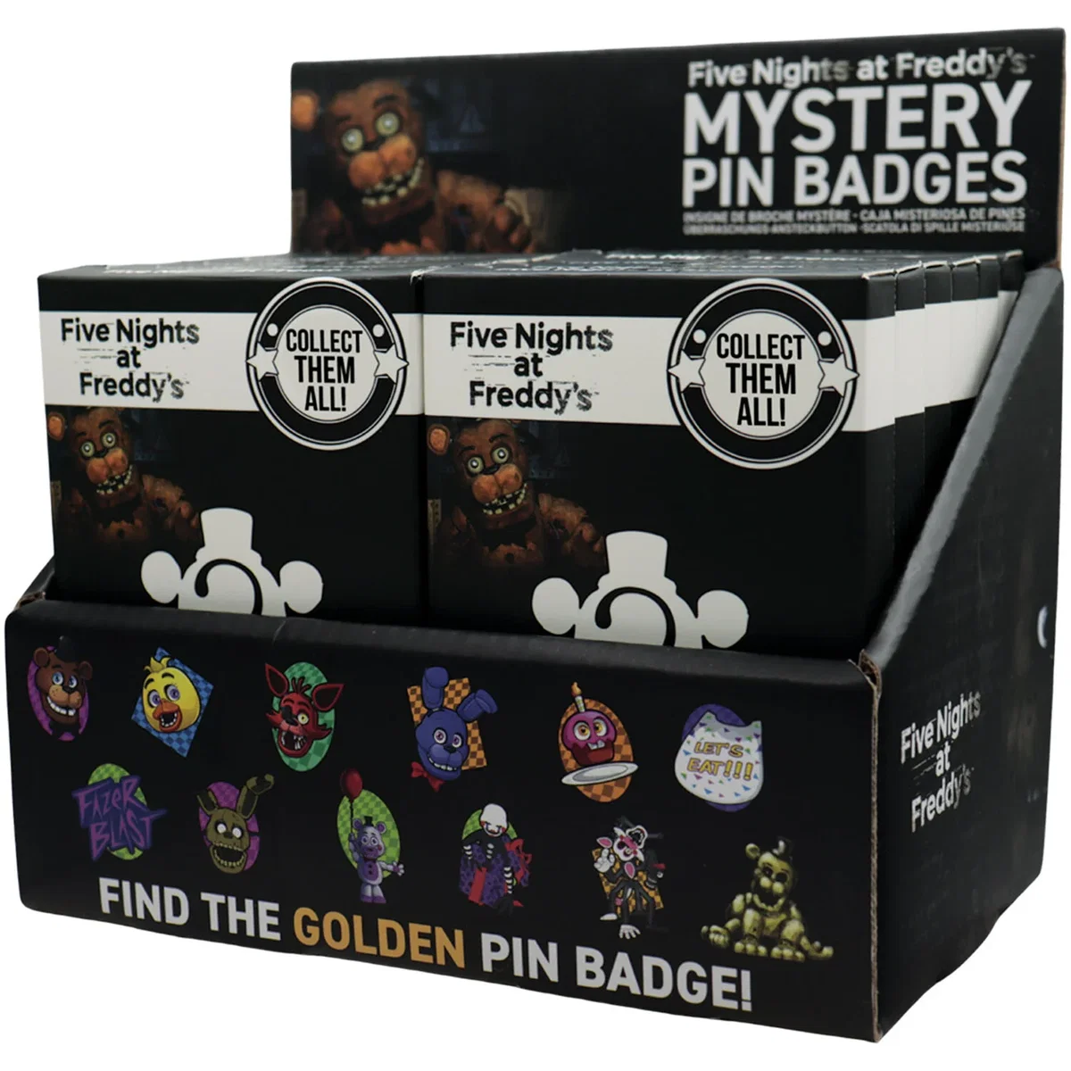 Five Nights at Freddy's Mystery Pin Badge CDU Containing 12 Blind Boxes - Multi – image 2