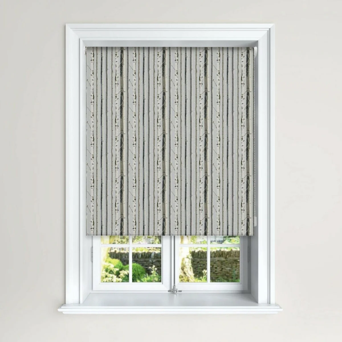 Starry Wood Blackout Roller Blinds Easy Fit Child Safety Included - Brown / 180W x 140H cm – image 1