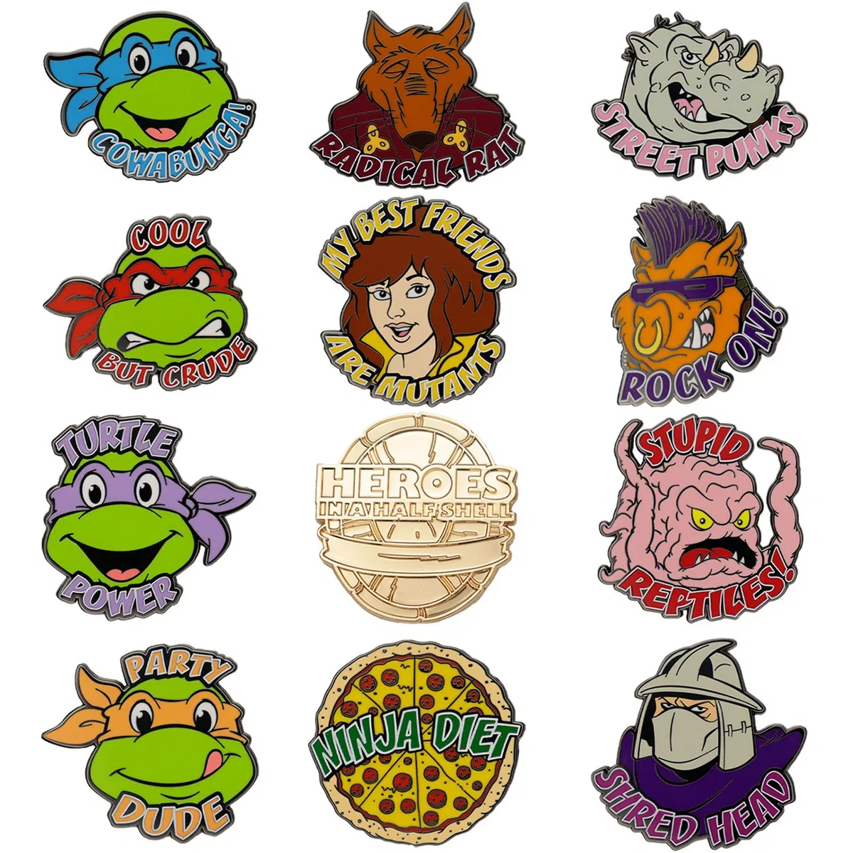 Teenage Mutant Ninja Turtles Mystery Pin Badge CDU Containing 12 Blind Boxes - Multi – image 2