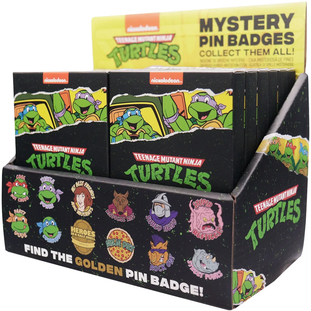 Teenage Mutant Ninja Turtles Mystery Pin Badge CDU Containing 12 Blind Boxes - Multi – image 3