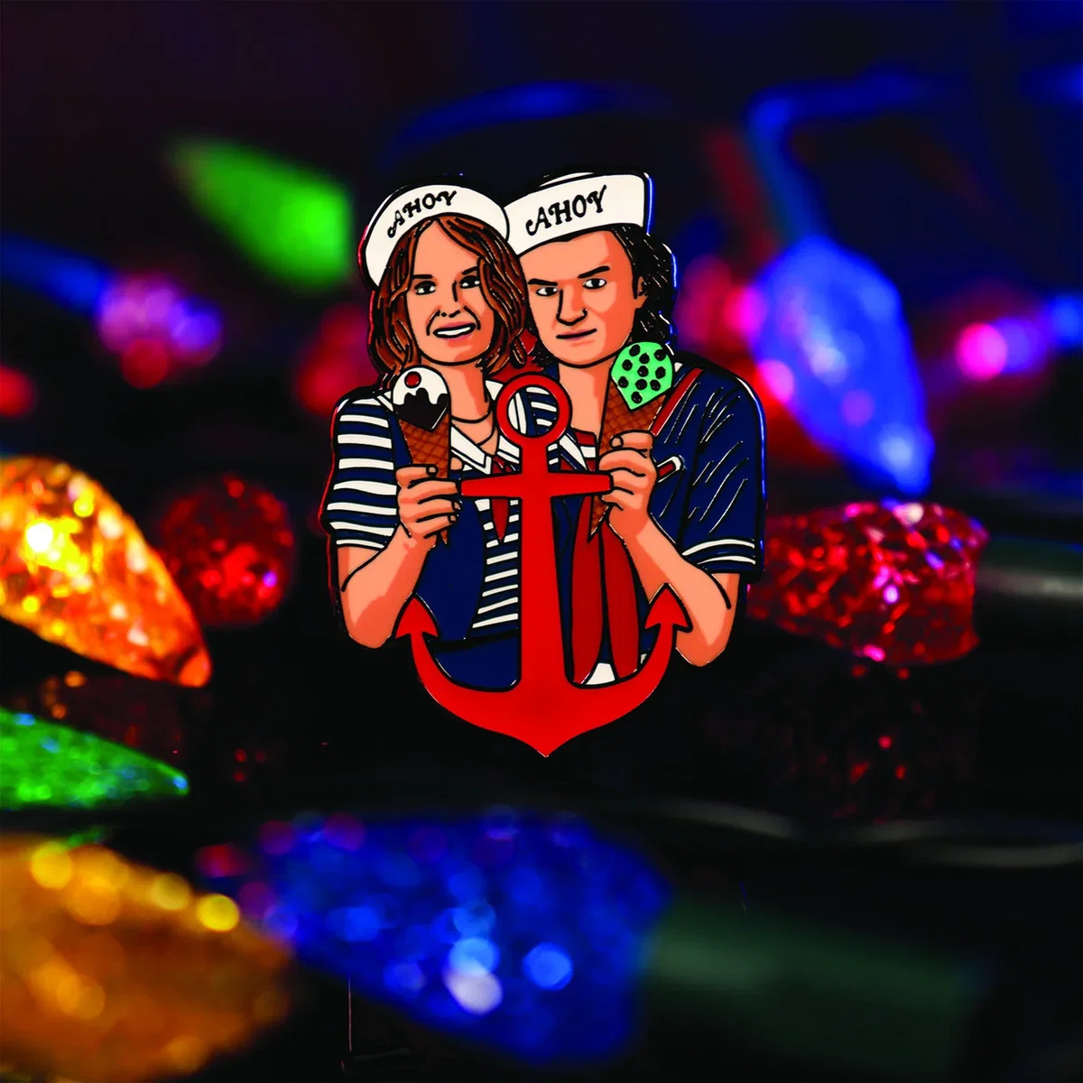 Stranger Things Mystery Pin Badge CDU Containing 12 Blind Boxes - Multi – image 12