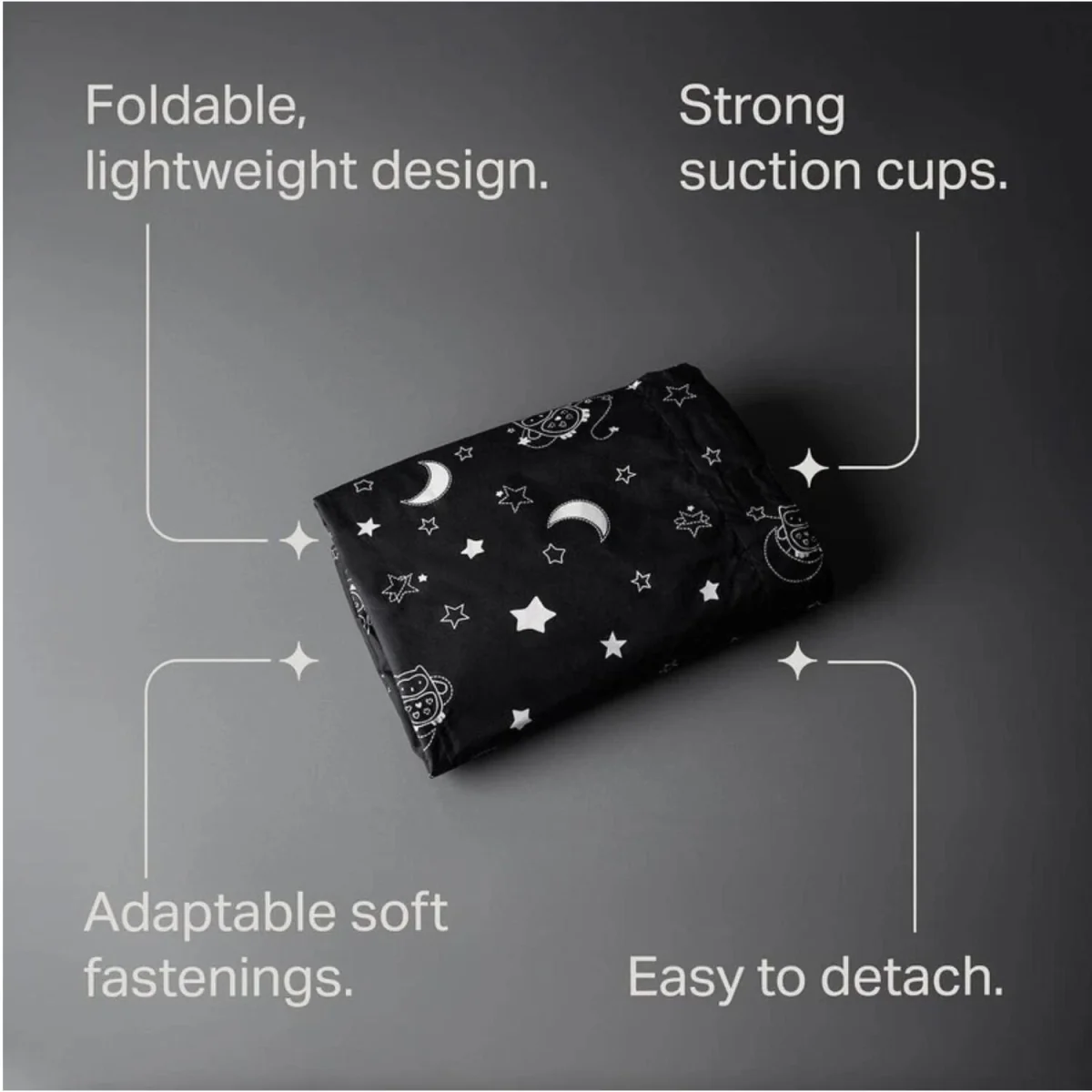 Tommee Tippee Portable Blackout Blind 99x130cm - Black – image 4