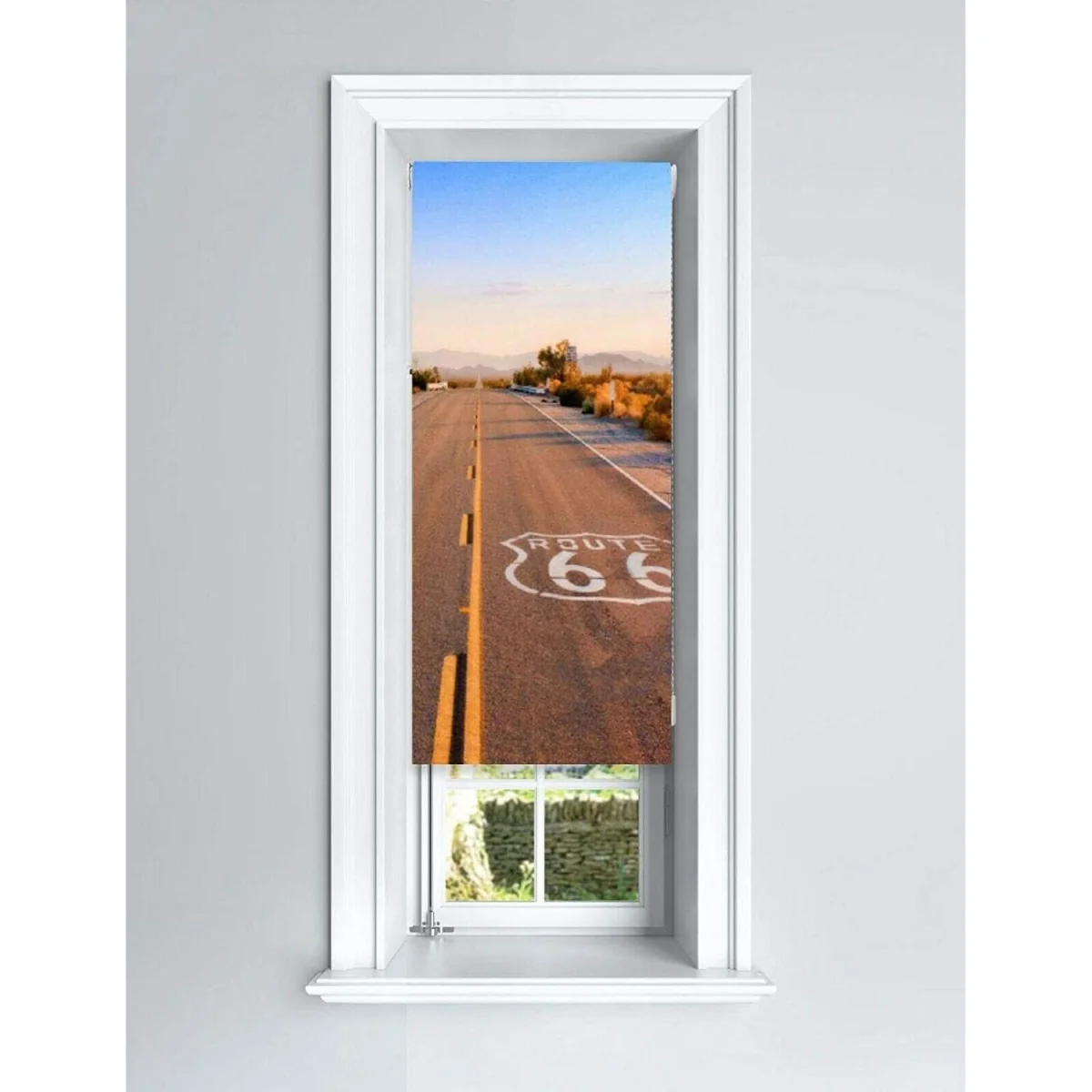 Route 66 Blackout Roller Blinds Easy Fit Child Safety Included - Red – image 7