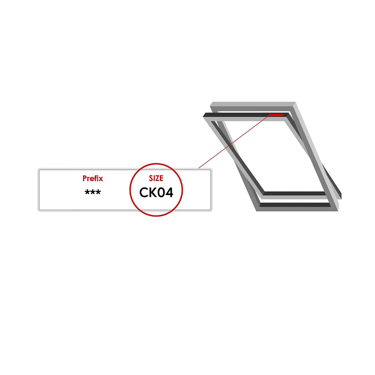 Bloc Skylight Blind for Velux Roof Window, Size SK06, Blackout White, White Frames - Silver Frame / PK08 / 76cm – image 5