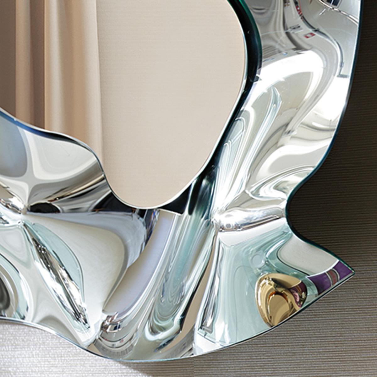 Fiam Christine Square Mirror 110x110cm, Square, Silver | Barker & Stonehouse – image 3