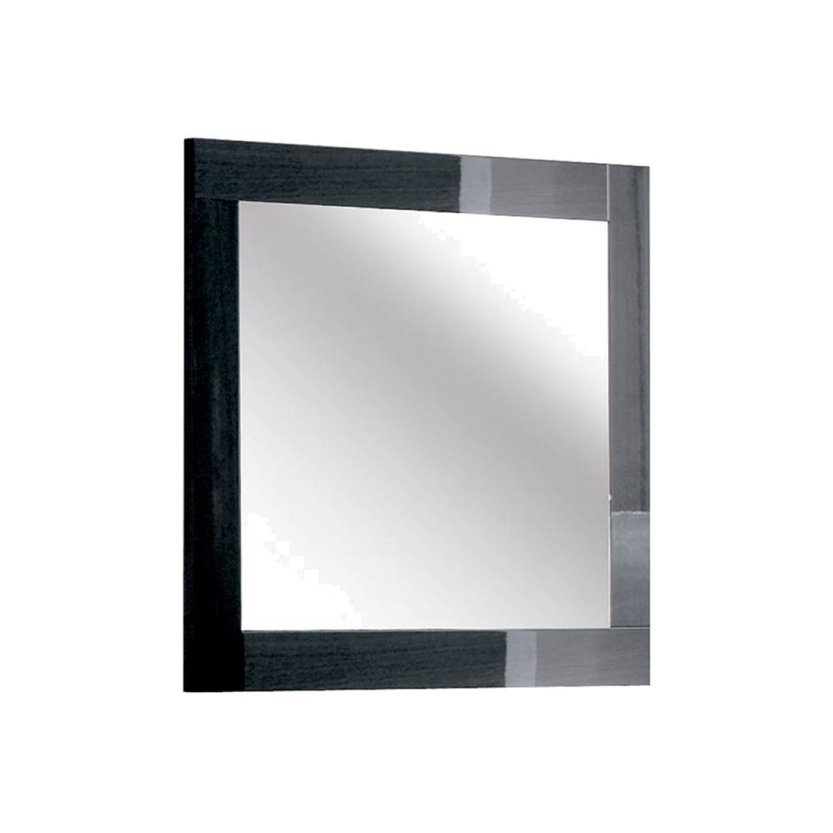 Borgia Grey High Gloss Bedroom Mirror | Barker & Stonehouse