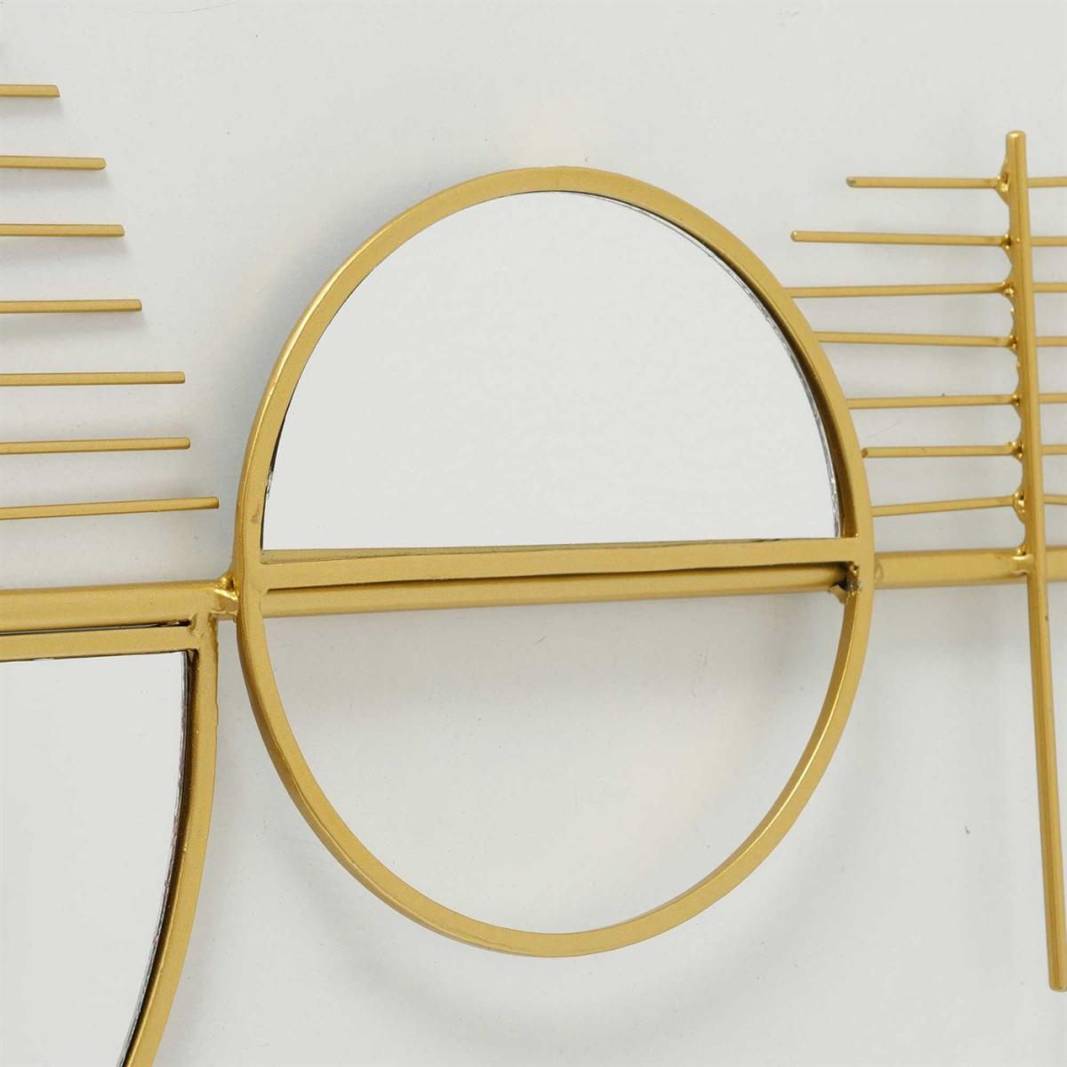 Circle Link Mirror, Gold | Barker & Stonehouse – image 2