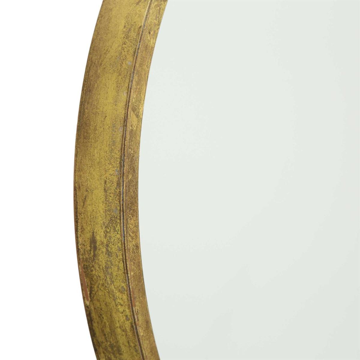 Hanging Gold Round Mirror Metal | Barker & Stonehouse – image 2