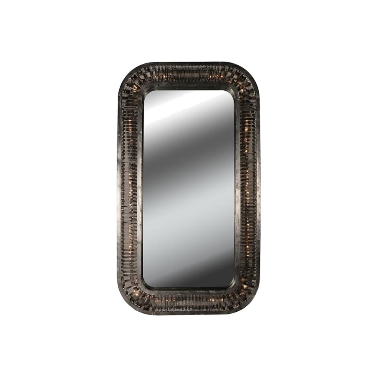 Timothy Oulton Rex Tall Mirror, Grey Glass | Barker & Stonehouse